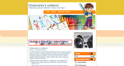 Desktop Screenshot of omaluj.cz
